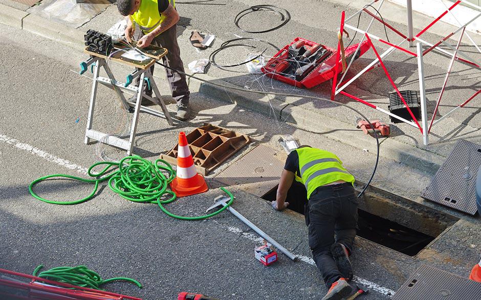 travaux assainissement Le Bourget
